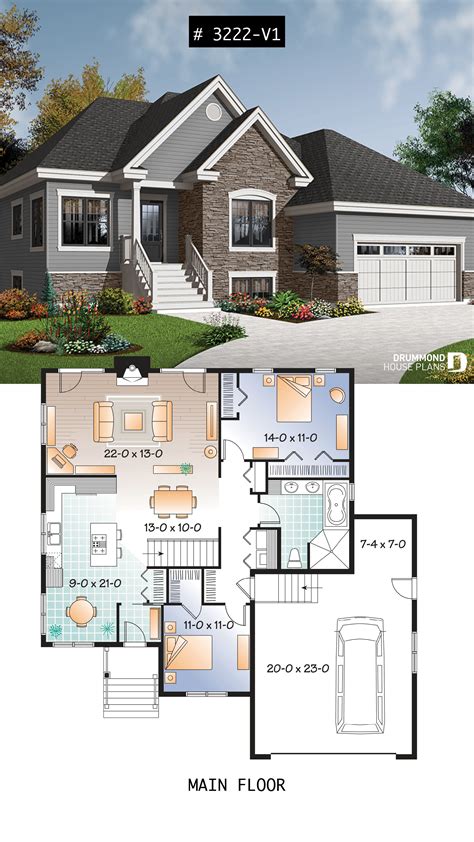 Discover The Plan 3222 V1 Foxwood 2 Which Will Please You For Its 2