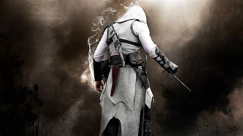Hd Wallpaper White Haired Man Illustration Assassin S Creed Alta R