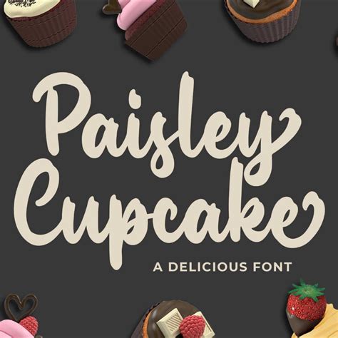 Paisley Cupcake Font By Bangkit Tri Setiadi Free Premium Fonts