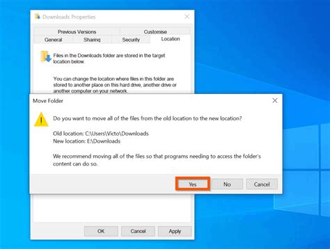 How To Change Download Location Windows 10