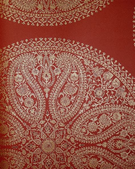 43 Red Paisley Wallpaper On Wallpapersafari