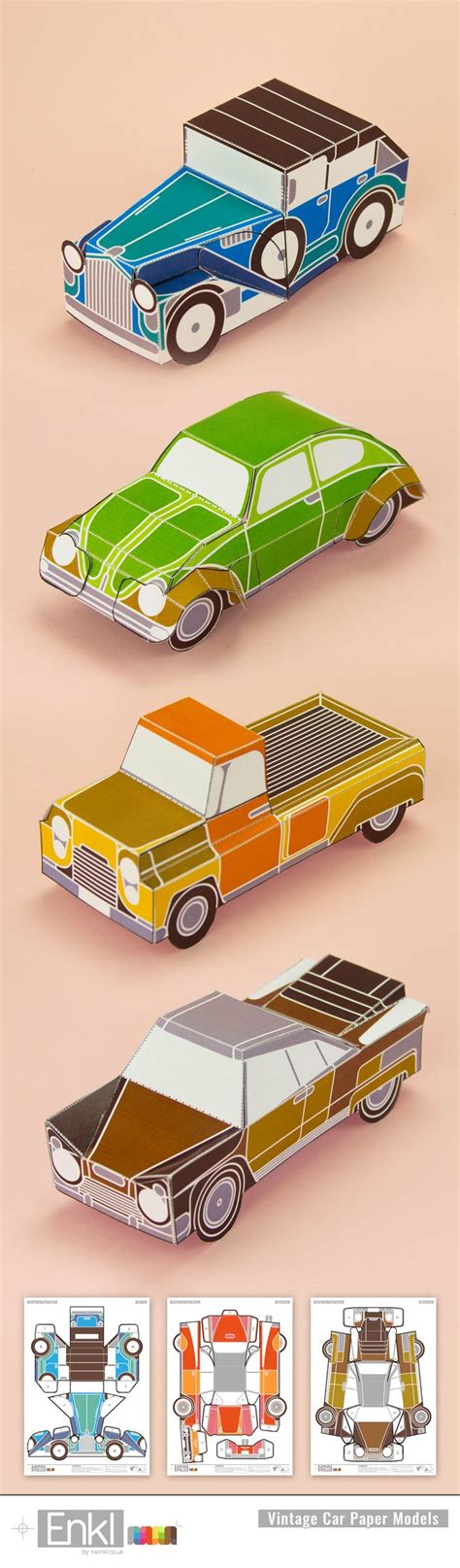 Three Different Colored Cars Are Shown In The Same Color And Size Each