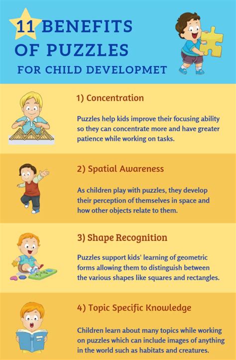 Puzzles are a great way to help the brain function properly later in life but what benefits do they have for young children? 11 Benefits of Puzzles for Child Development