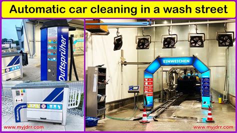 Full Automatic Car Wash In A Wash Street Tmtn Myjdrr Youtube
