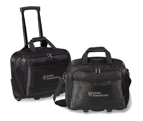 11.5w x 18h x 9.5d Elegantly designed, this wheeled computer bag is the ...