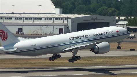 It is the mission of china cargo to provide complete import/export and consultation services including. Air China Cargo B-2093 777F Takeoff Portland Airport (PDX ...