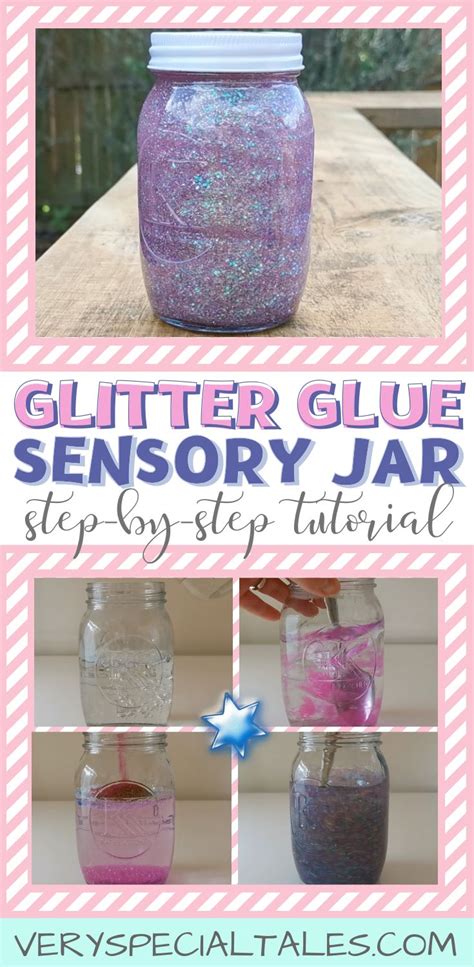Sensory Bottles Diy Glitter Glue