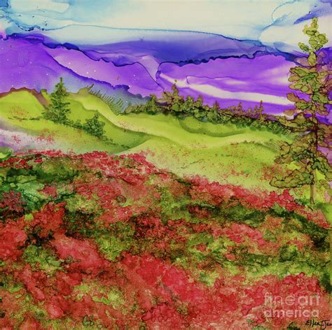 Blue Ridge Mountains Painting By Ellen Jane Fine Art America