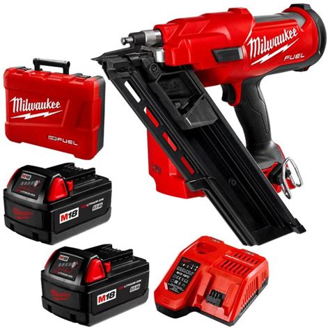 Milwaukee M18ffn 302c M18 Fuel 18v Li Ion Cordless 30 34° Framing