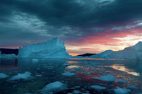 Sunrise In Greenland By Michael Leggero