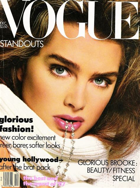 Brooke Shields Brooke Shields Vogue Magazine Covers Vogue Magazine