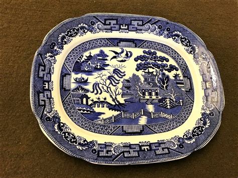 Willow Pattern Oval Platter Bruce Of Ballater