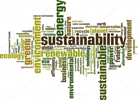 Sustainability Word Cloud Stock Vector Image By ©boris15 63199775