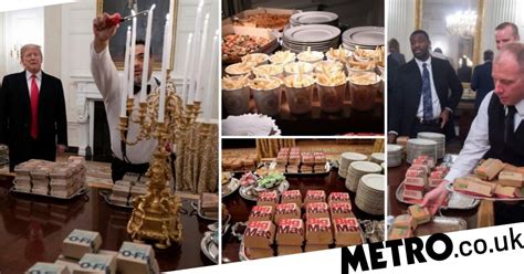 Donald Trump Serves Mcdonalds Feast After White House Chefs Walk Out