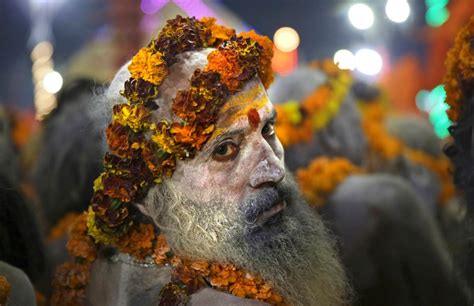 Millions Of Hindu Pilgrims Plunge Into Rivers During Holy Festival