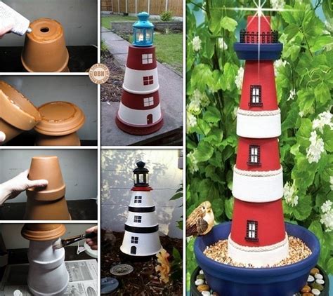 Diy Clay Pot Lighthouse The Owner Builder Network