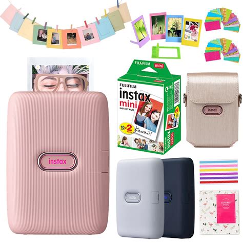 Fujifilm Instax Mini Link Smartphone Printer 20 Sheets Instant Film