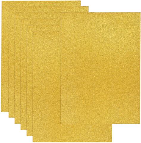 100 Sheet 85 X 11 Gold Glitter Cardstock Paper Thick