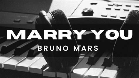 Bruno Mars Marry You Acoustic Karaoke Youtube