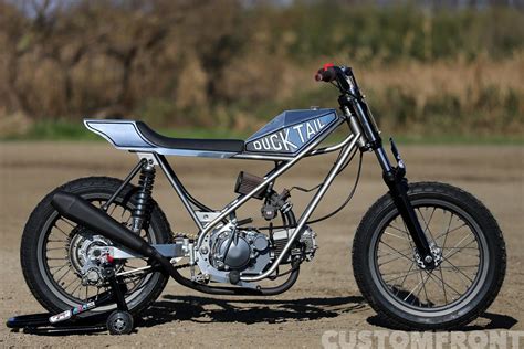 Custom Flat Track Motorcycle By Garafe Duck Tail Based On Lifan 150