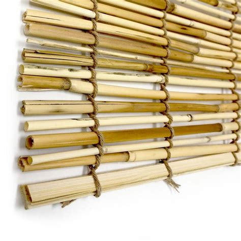 Radiance Natural Cordless Light Filtering Bamboo Reed Blind Interior