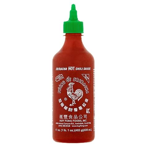 Huy Fong Foods Sriracha Hot Chili Sauce 17 Oz Shoprite