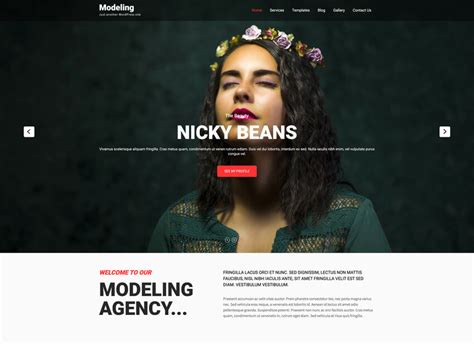 25 Best Model Agency Wordpress Themes 2020 Laptrinhx