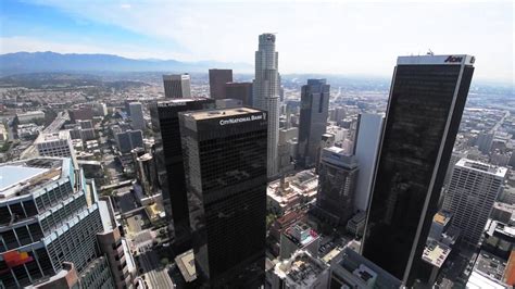 Above Los Angeles Wilshire Grand Tower 2016 Youtube