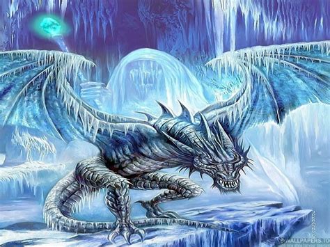 74 Ice Dragon Wallpaper On Wallpapersafari