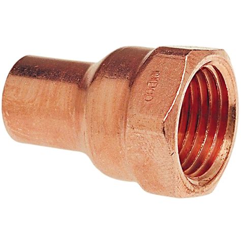 Fittings And Adapters 6 Pc Nibco 34 Copper Threaded Female Male Adapter