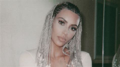 Situating the braid at the nape of her neck was the trick to keeping the look elegant and glamorous. Kim Kardashian Reacts to "Bo Derek" Braids Controversy ...