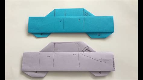 Origami car easy for kids - Make a Paper Motor Car under 30 seconds
