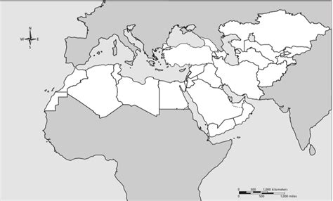 Map Of North Africa And Southwest Asia Diagram Quizlet