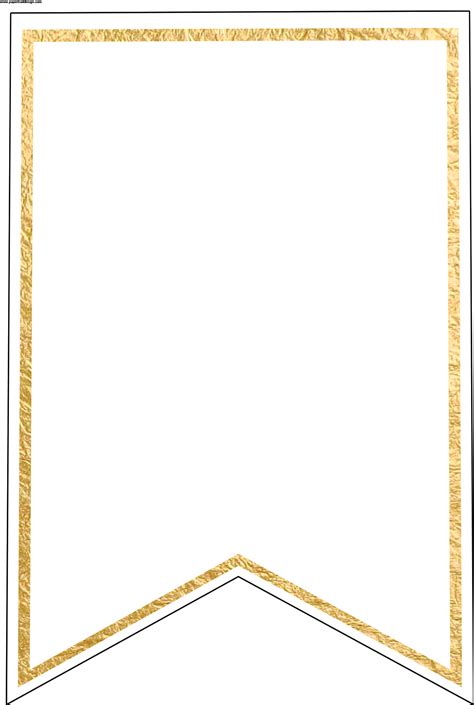 At the narrowing behind they visit a similar website page later. Gold Pennant Banner Blank Template Flag Banner Template ...