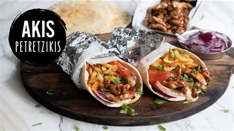 Chicken Gyros Akis Petretzikis Youtube