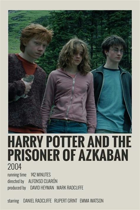 Geek Prisoner Of Azkaban Harry Potter Harry Potter Film Posters