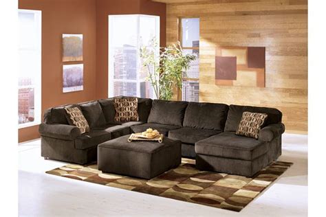 Chocolate Vista 3 Piece Sectional View 4 Living Room Sets Sectional