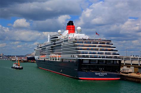 Queen Victoria Cruise Ship At Southampton Docks England Uk Photograph