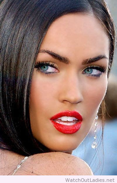 megan fox blue eyes and red lips beauty megan fox hot megan fox