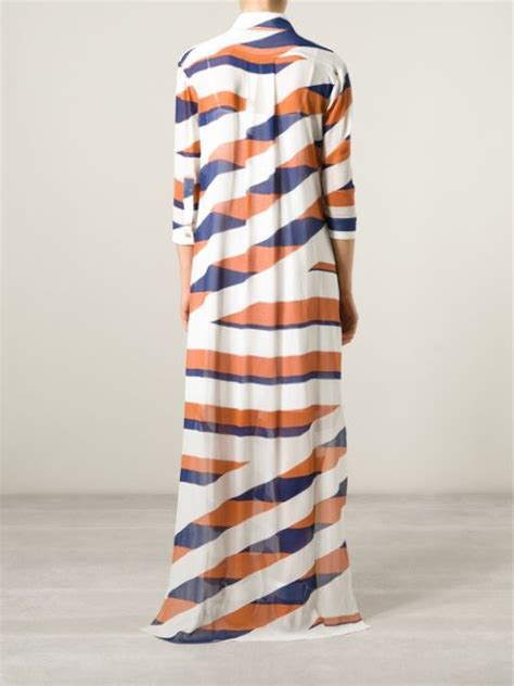 Kenzo Striped Maxi Dress Farfetch