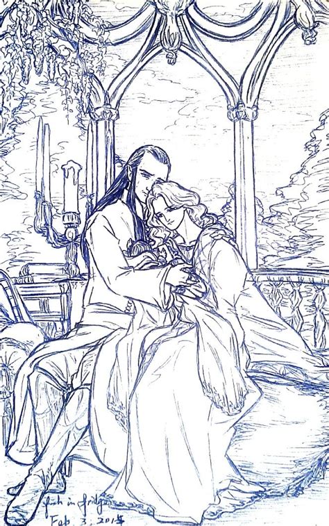 Lord And Lady Of Imladris By Fish In Fridge On Deviantart Middle