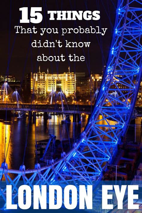 London Eye History And Facts Best Places To Travel Cool Places To