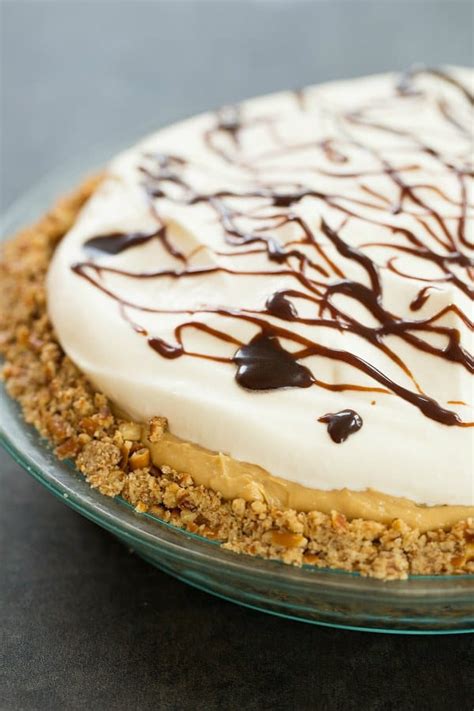 In a small bowl, combine cookie crumbs and sugar; Chocolate-Peanut Butter Banana Cream Pie with Pretzel Crust | Brown Eyed Baker