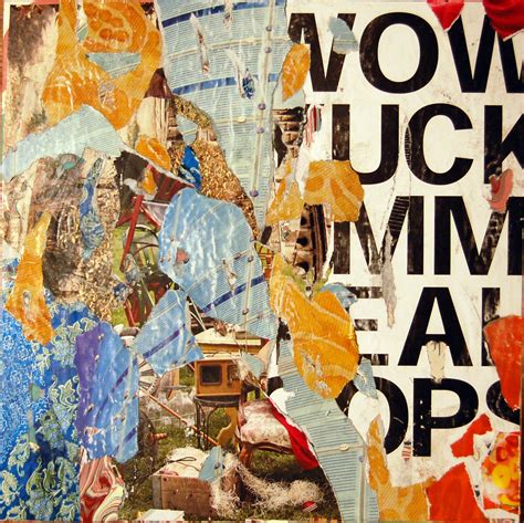 Colorful Words Original Mixed Media Collage Art Piece By Flickr