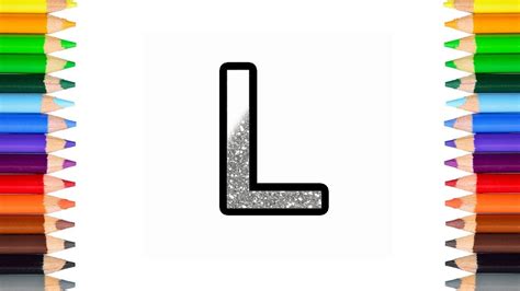 Letter e is a letter for word elephant. Learn letters and colors. Alphabet. Letter L. Coloring ...
