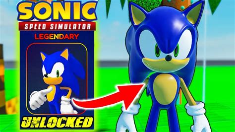 How To Unlock Sonic Fast Roblox Sonic Speed Simulator Youtube