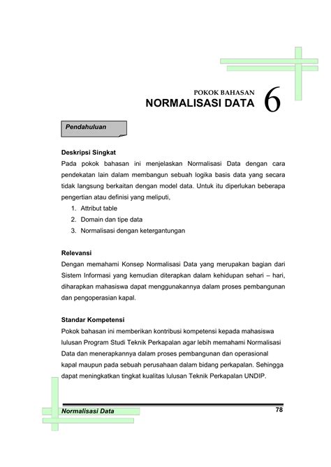 Silahkan anda klik link tentang koleksi contoh tugas akhir normalisasi pdf yang ada di bawah ini. Contoh Soal Normalisasi Basis Data Dan Jawabannya - Contoh ...