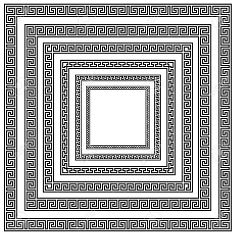 illustration of different greek ornament patterns Фото со стока 14850843 greek pattern