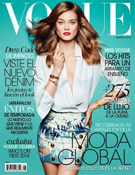 Monika Jagaciak Vogue Magazine Mexico August 2014 Desifunblog