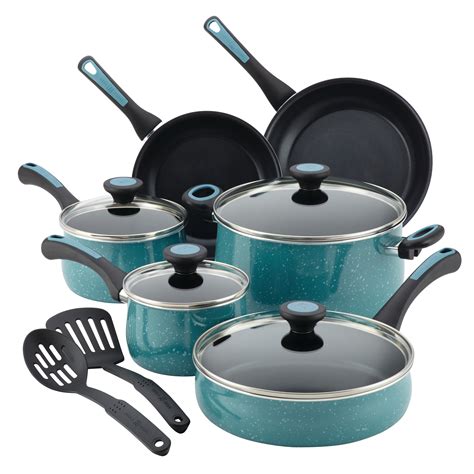 Stock up on cookers, frying pans, coffee makers, grill, kitchen towel, accessories and so much more. Paula Deen Riverbend Aluminum Nonstick 12-Piece Cookware ...